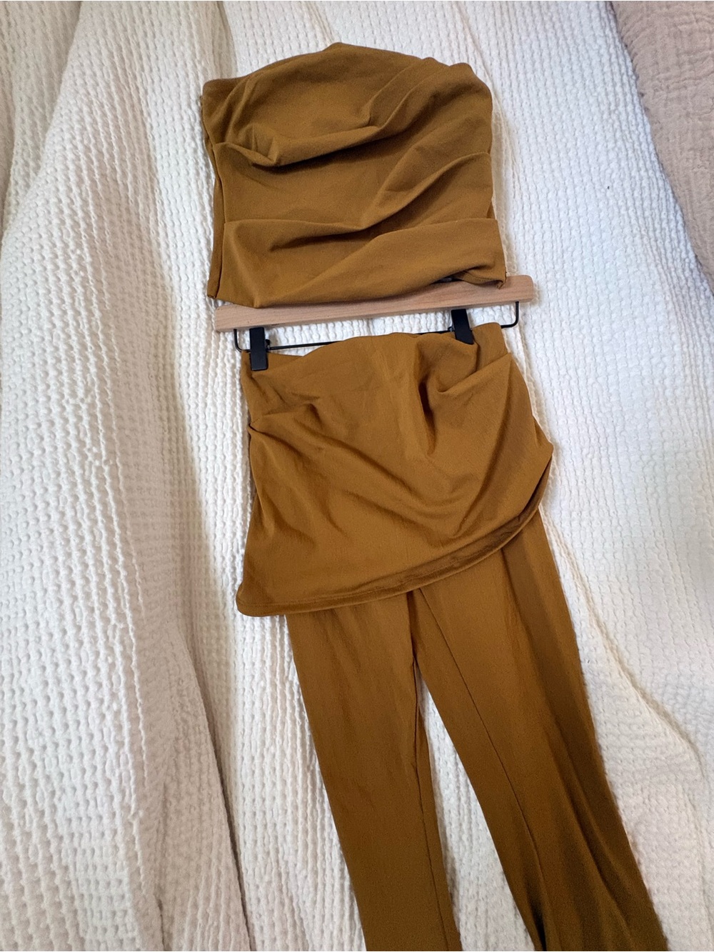 Mustard Brown Matching Set